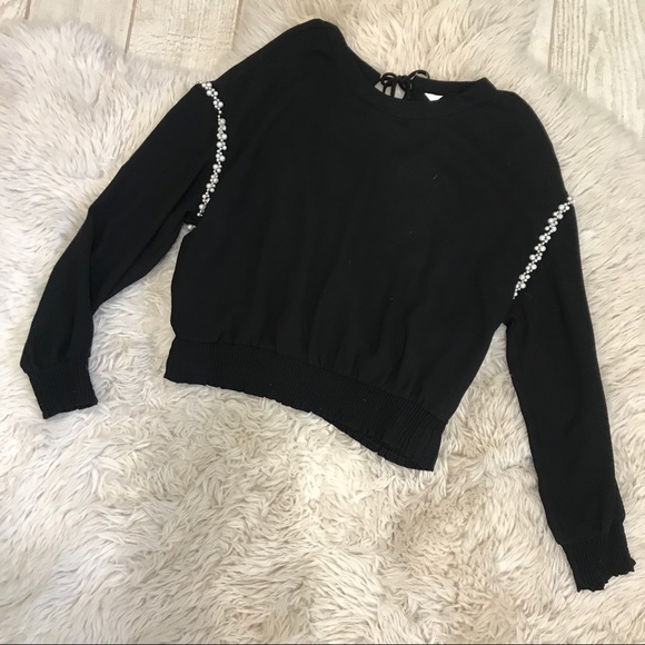 Embellished pearl Zara top - Picture 2 of 7